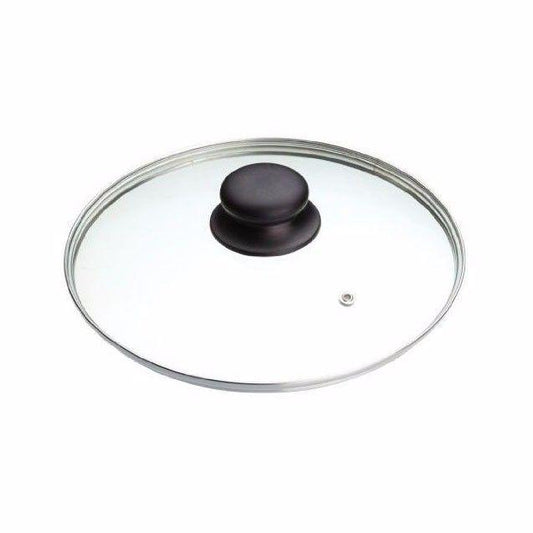 18 cm Clear Glass Pan Lid With Knob Replacement Pan Lid 0783 A