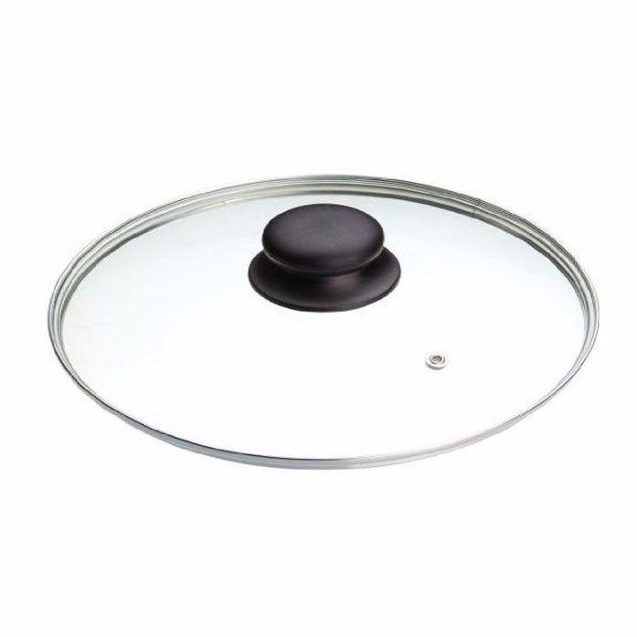 28 cm Clear Glass Pan Lid With Knob Replacement Pan Lid 0788 A