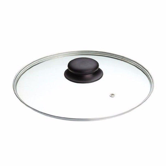 40cm Clear Glass Pan Lid With Knob Replacement Pan Lid 9985