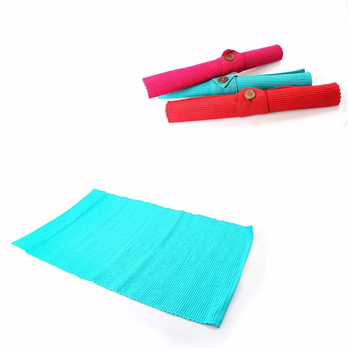Fabric Kitchen Dining Table Mat / Placemat Assorted Colours 4696