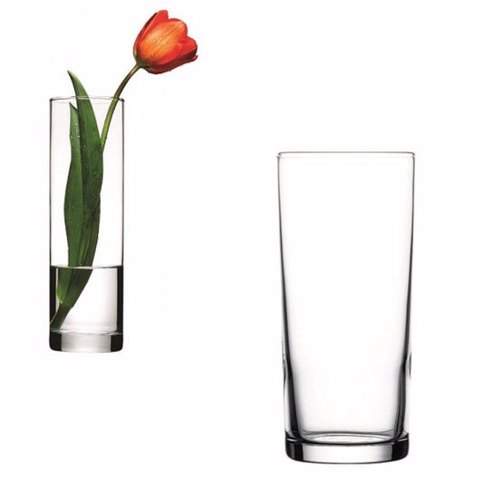 Clear Glass Flower Vase 265mm 43767 A