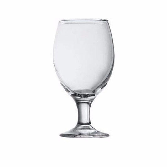 6 Pack of clear glass beer glass, drinking glass fancy beer glass 400ml 44417  9224