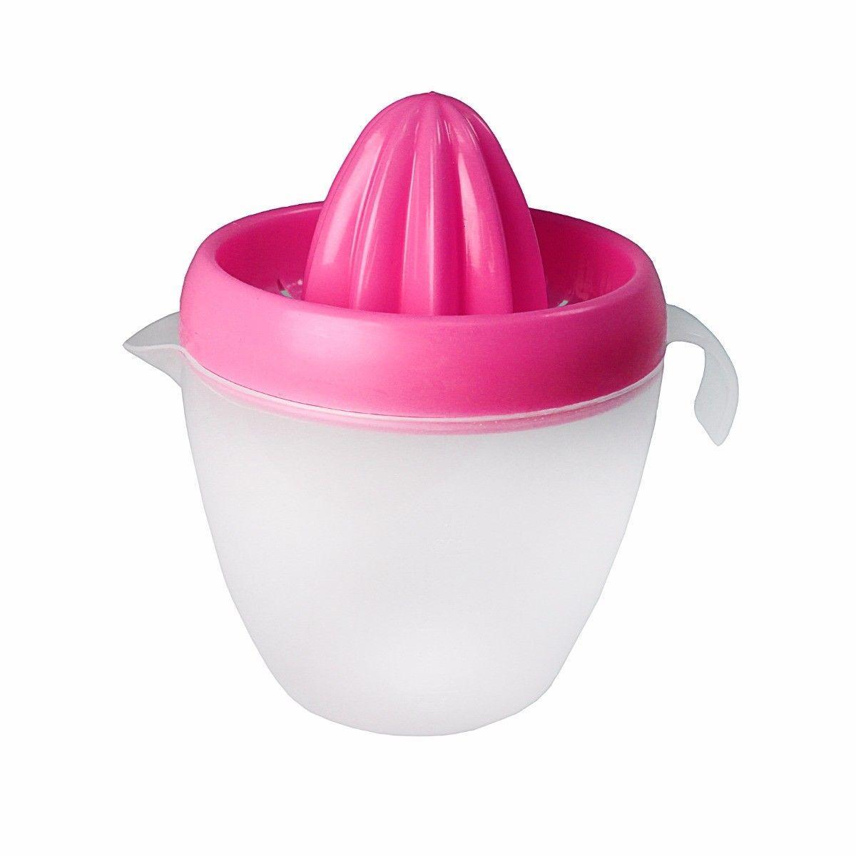 Plastic Lemon Orange Juice Squeezer 600ml Assorted Colours 4653