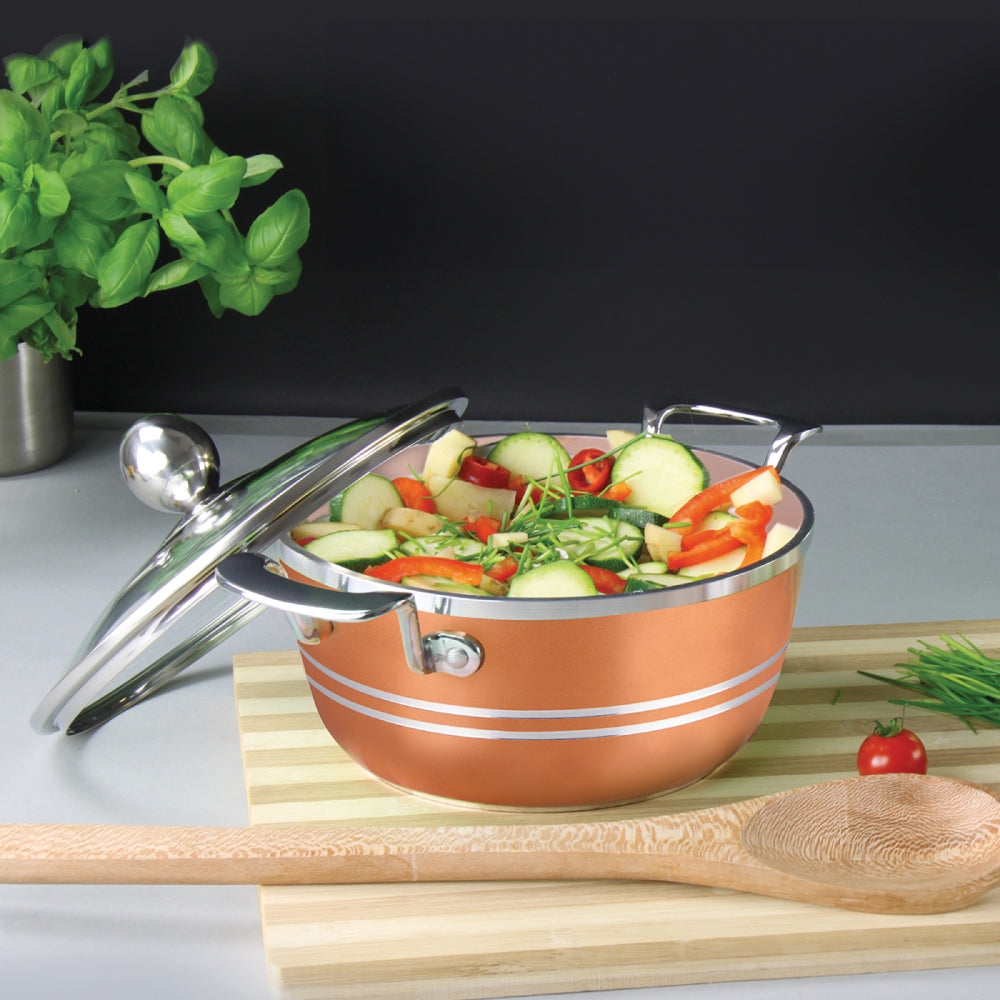 Sq Professional Seramiq Mianra Diecast Stockpot Set Of 5 A x inite