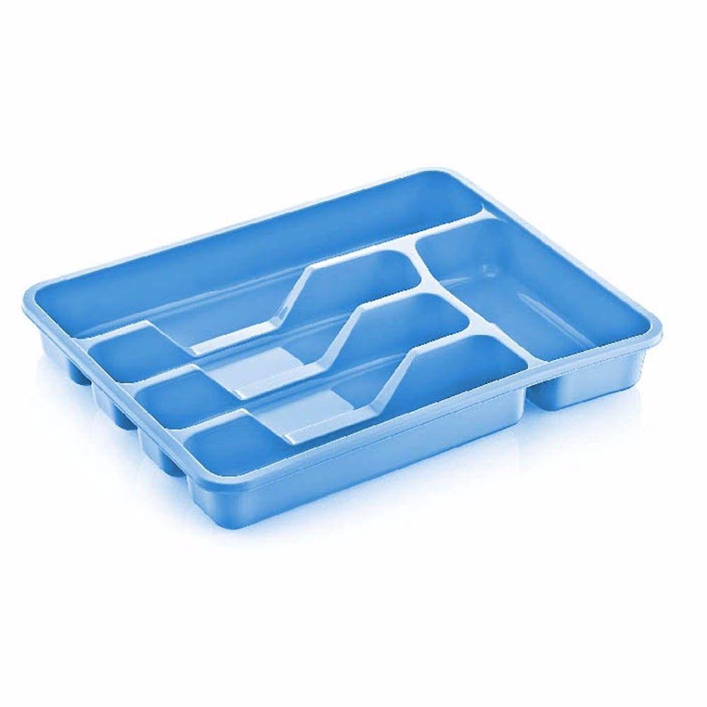 Plastic Cutlery Drawer Tray Holder 38.5 x 30.4 cm Assorted Colours D14001