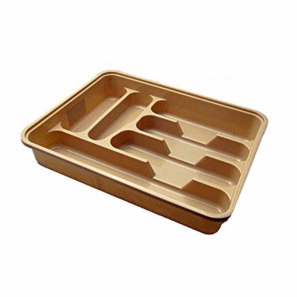 Plastic Cutlery Drawer Tray Holder 38.5 x 30.4 cm Assorted Colours D14001