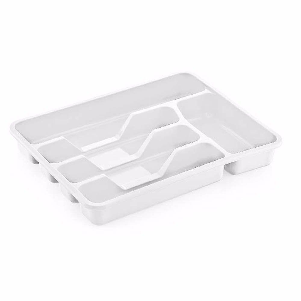 Plastic Cutlery Drawer Tray Holder 38.5 x 30.4 cm Assorted Colours D14001