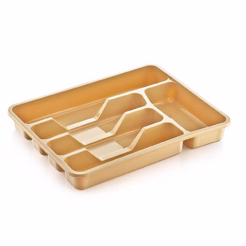 Plastic Cutlery Drawer Tray Holder 38.5 x 30.4 cm Assorted Colours D14001
