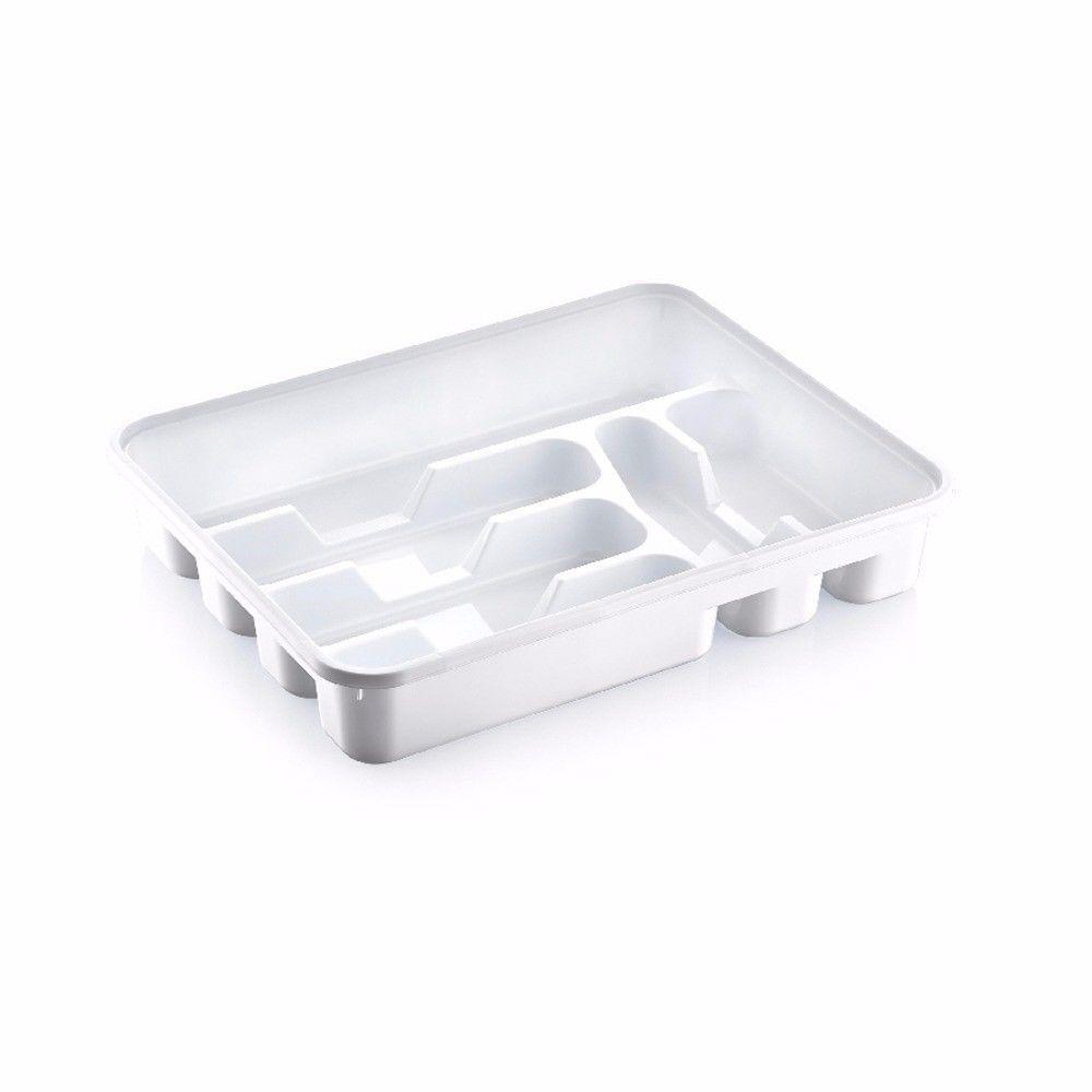 Plastic Cutlery Drawer Tray Holder 38.5 x 30.4 cm Assorted Colours D14001