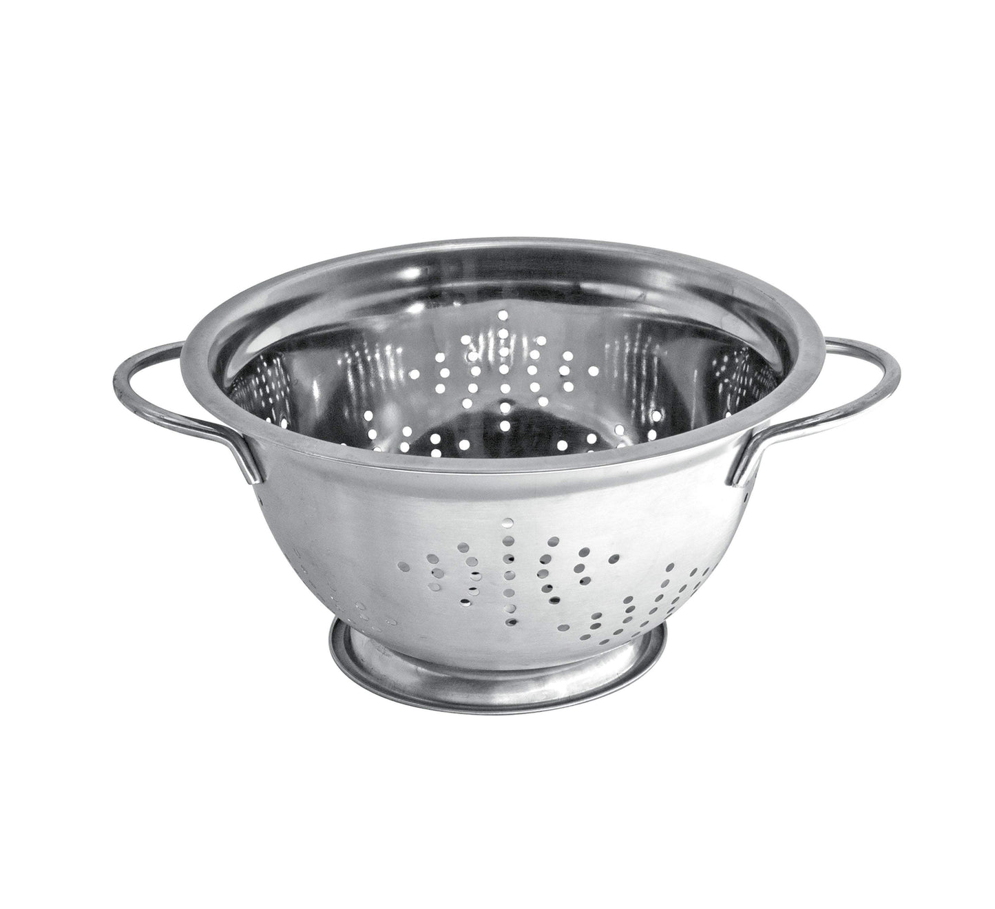 Stainless Steel Deep Colander Double Handles Kitchen Utensil Salad Strainer 24 x 13.5cm  4938