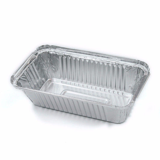 Aluminium Foil Containers with Lids 8.5 x 6 x 2" Pack of 3 SK28147