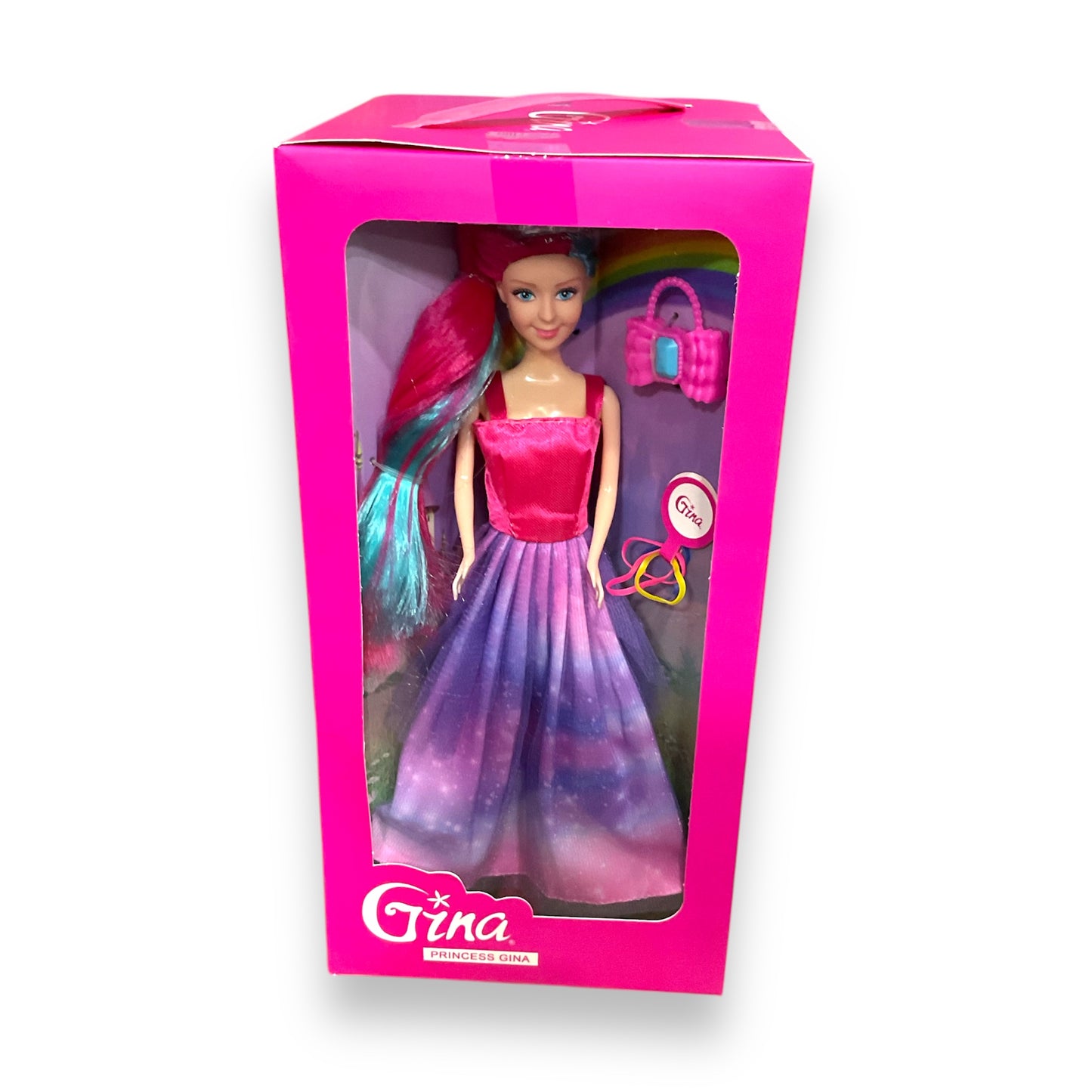 Barbie Style Gina Dolls 4 Pack Box Set with Accessories