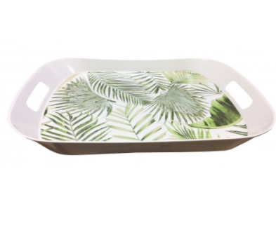 Melamine Rectangle Dip Tray with 2 Handles 36 x 24 cm Assorted Designs ALB3310