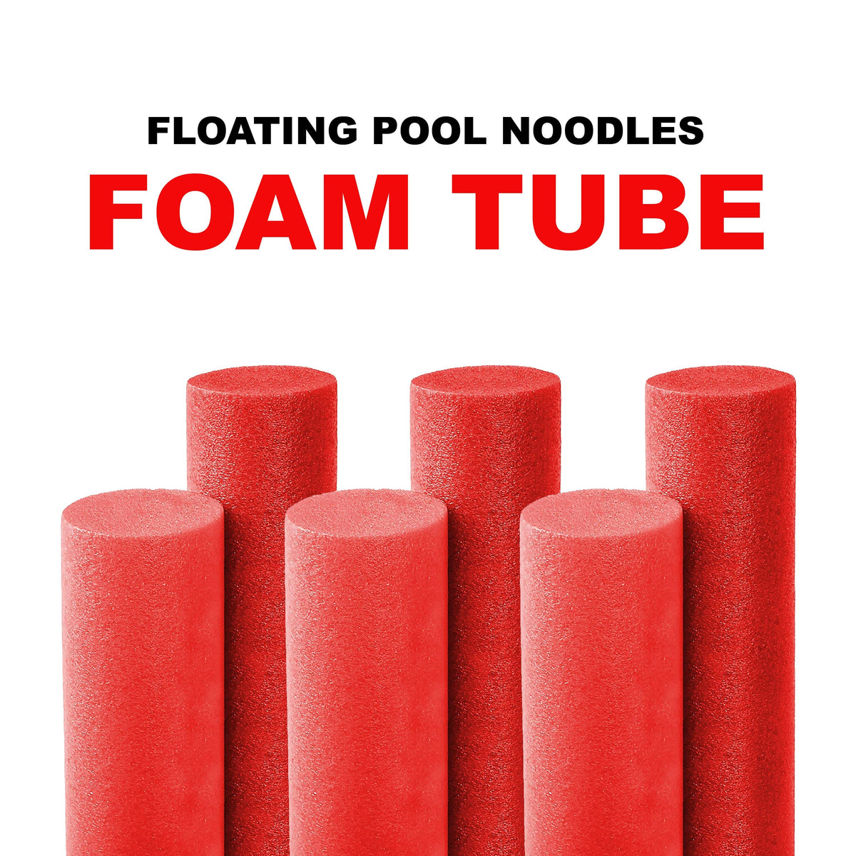 Swimming Pool Foam Noodle Tube 152Cm Red
