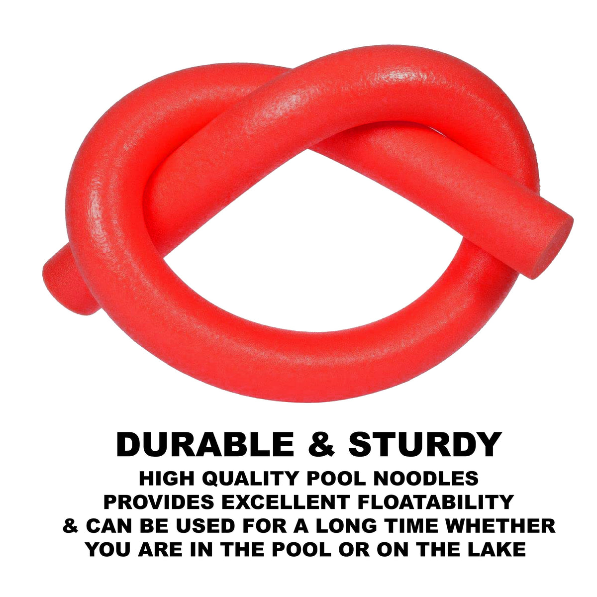 Swimming Pool Foam Noodle Tube 152Cm Red