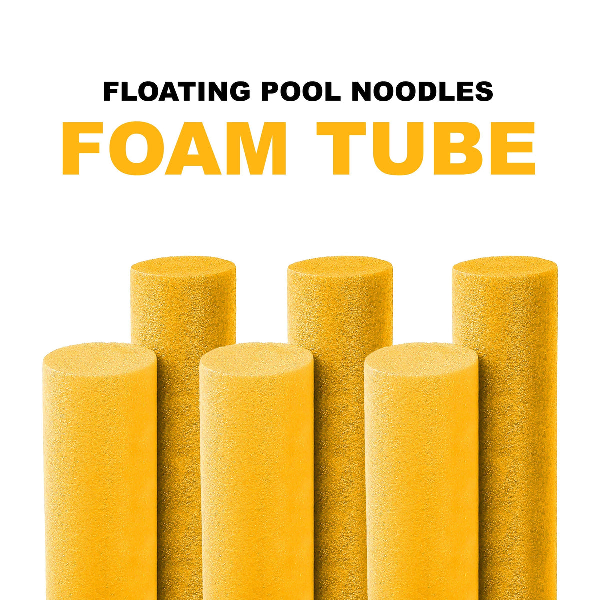 Swimming Pool Foam Noodle Tube Yellow