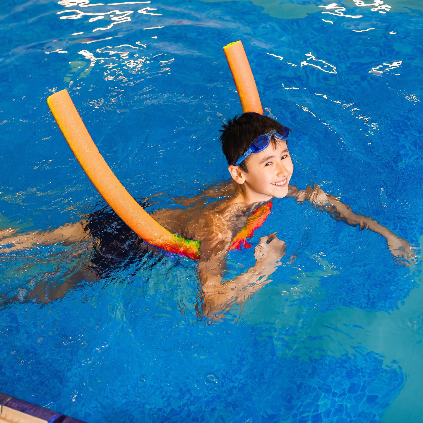 Swimming Pool Foam Noodle Tube 152cm Yellow 5001