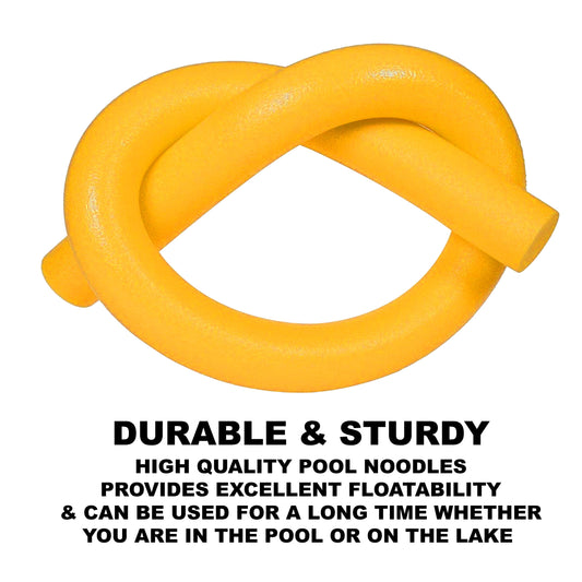 Swimming Pool Foam Noodle Tube 152cm Yellow 5001