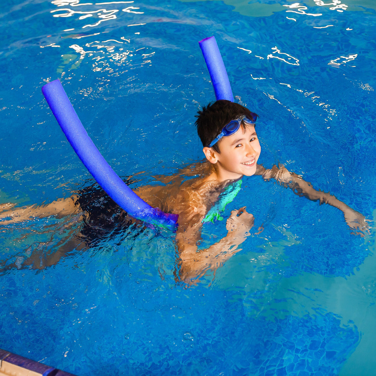Swimming Pool Foam Noodle Tube Blue