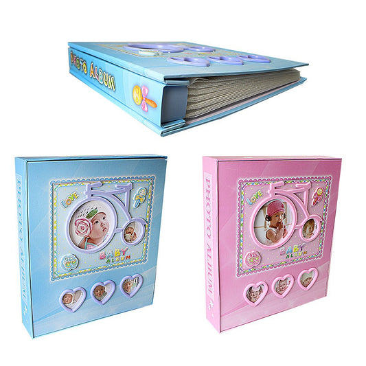 Baby Photo Album with Bicycle Design Assorted Colours 2358
