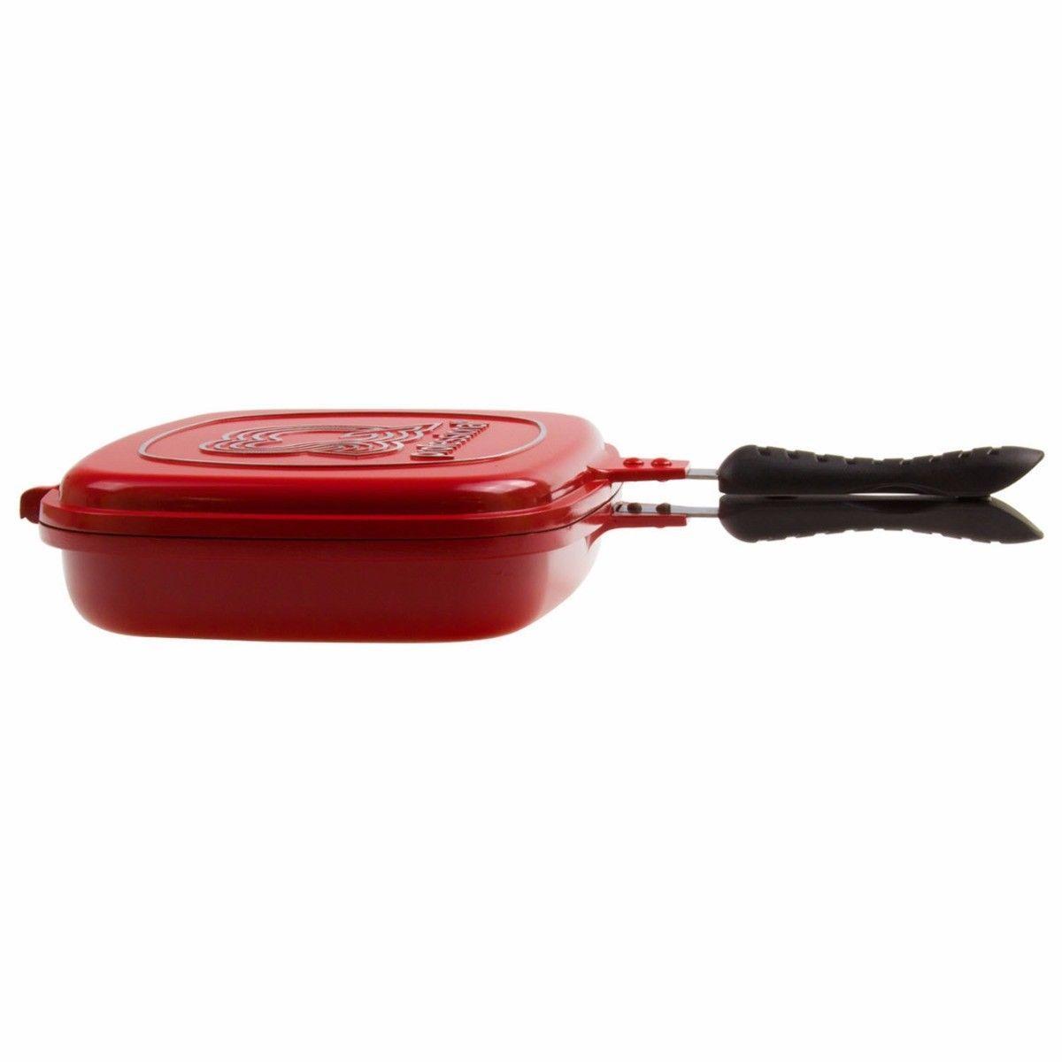 SQ Professional Nea Rossa Die Cast Magic Pan 32cm Double Sided Red 4680