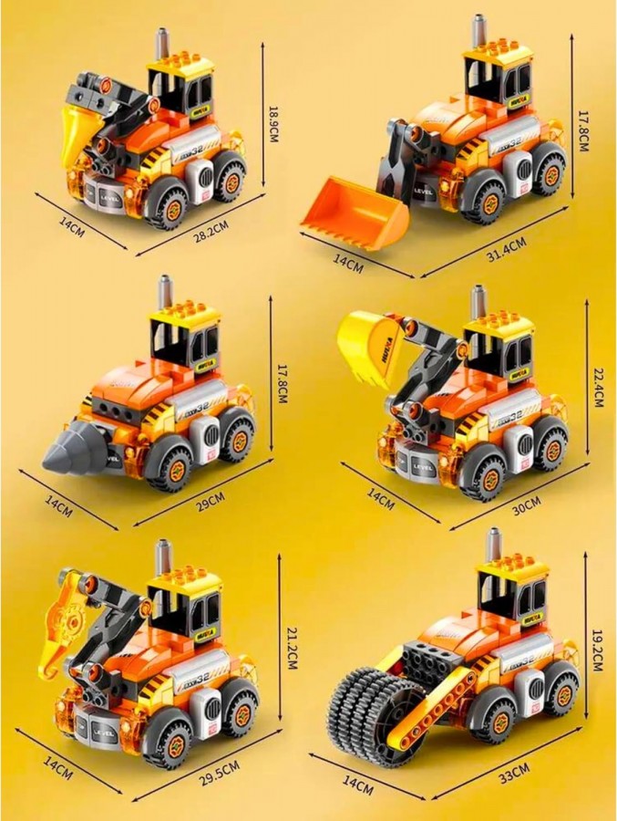 141Pcs Crane Blocks