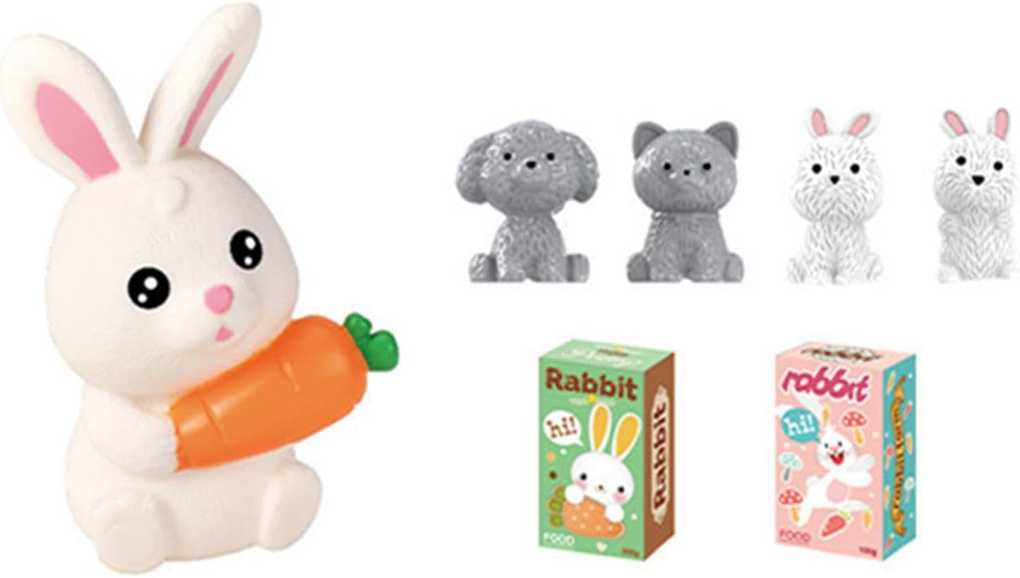 Cute Bunny Rabbit Pet Set Backpack & Toy Playset