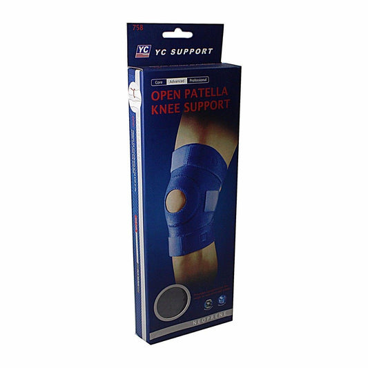 Open Patella Protective Gear Gym Yoga Knee Support One Size 9998