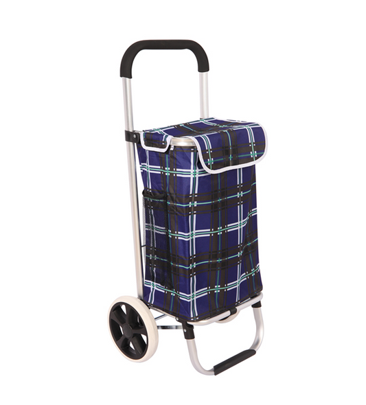 Shopping Trolley Foldable Printed Design 2 Wheels Assorted Designs and Colours 5991
