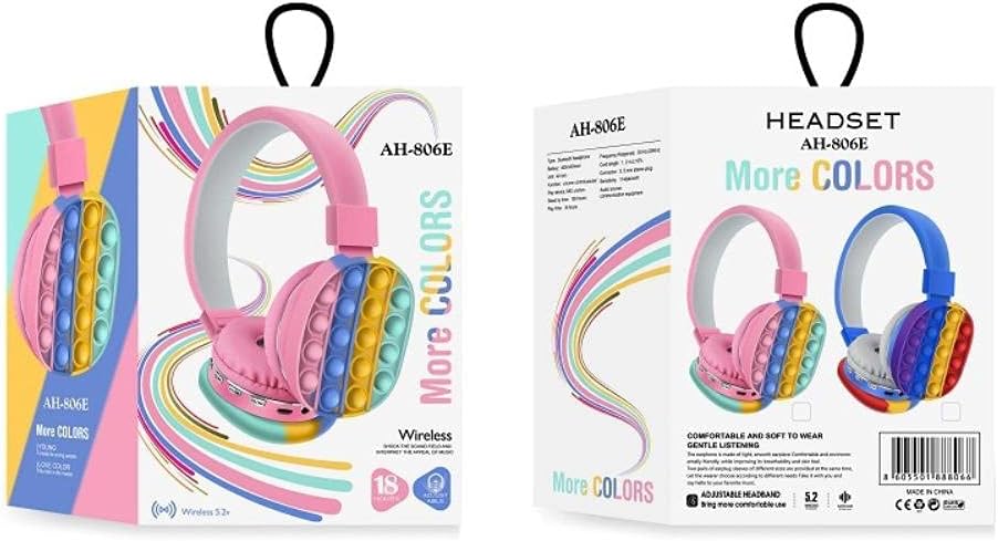 Poppet Style Bluetooth Headphones - 2 Colours