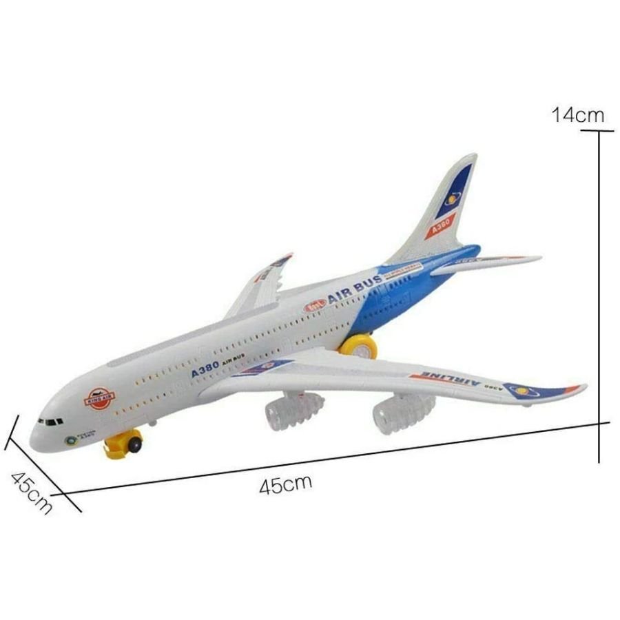 Airbus Toy Aeroplane Model A380 with Sound & Lights