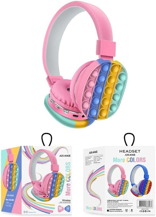 Poppet Style Bluetooth Headphones - 2 Colours