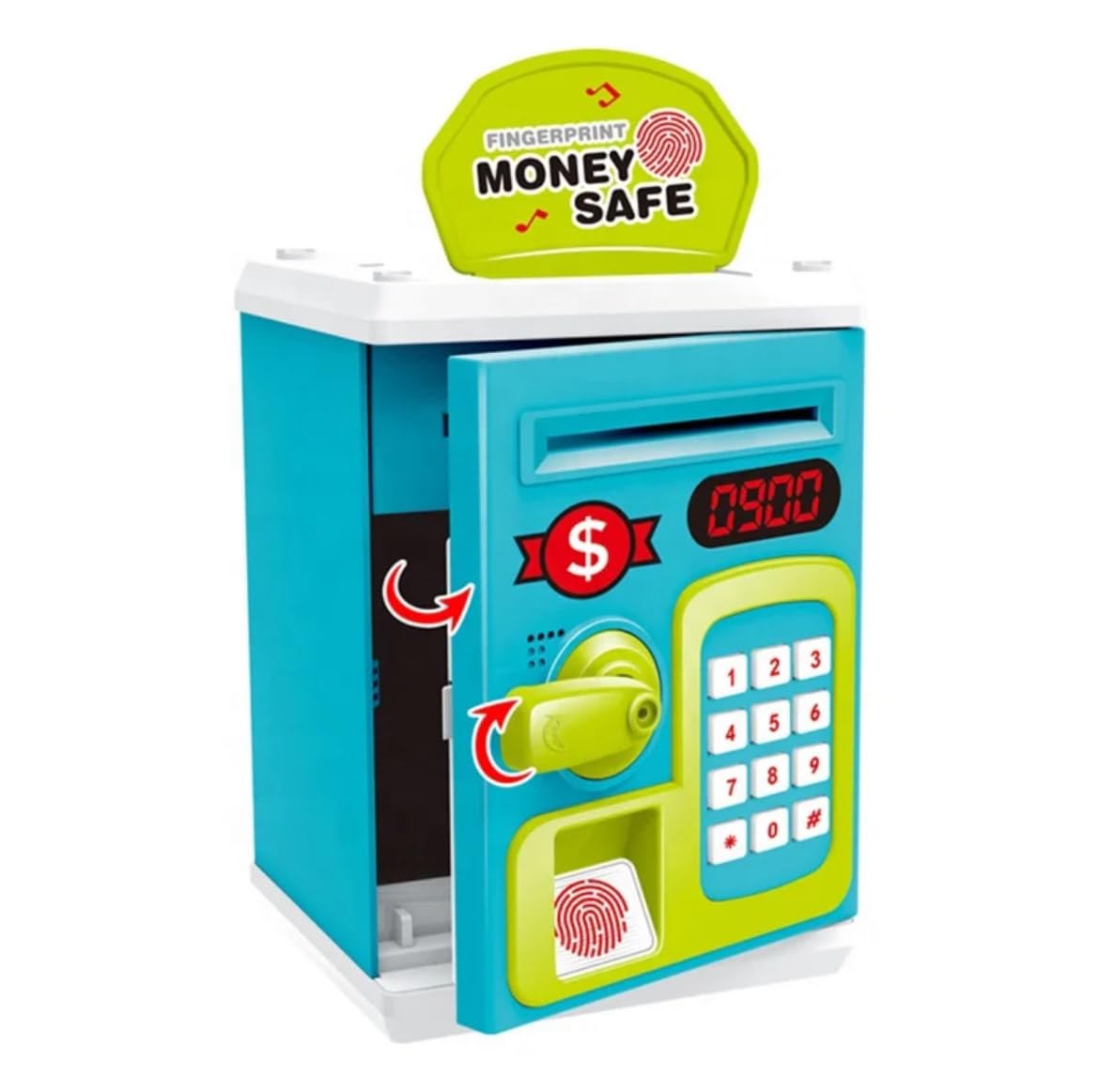 Kids Money Safe ATM Piggy Bank Toy with Password Lock & Digital Screen