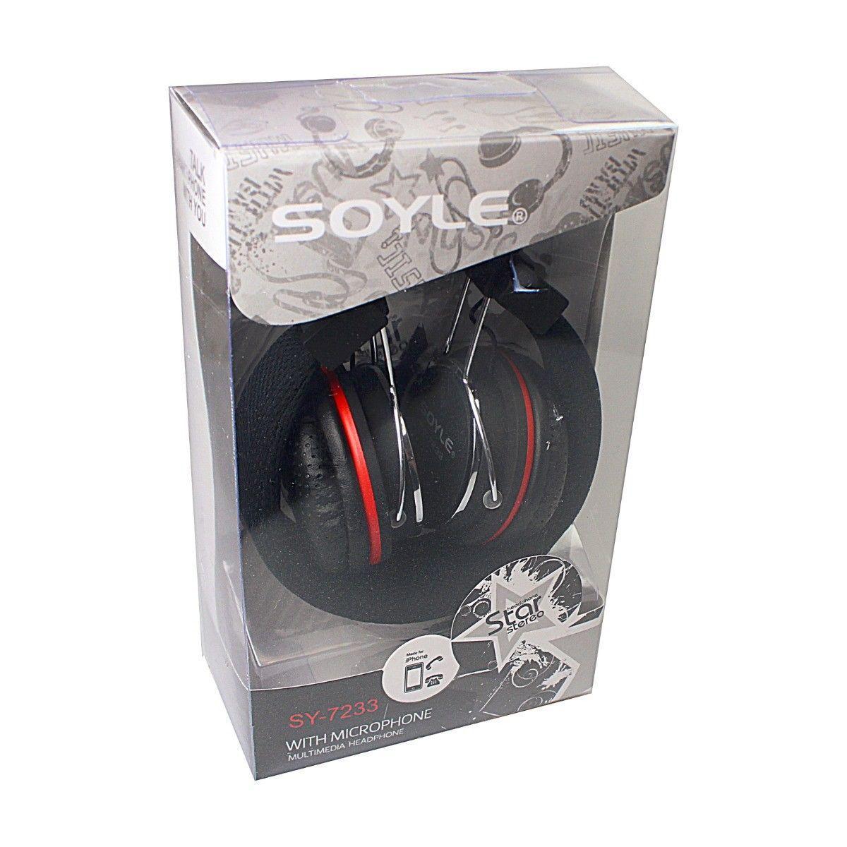 SOYLE 7233 Headphones With Micrphone Multi Media Headphone  00670