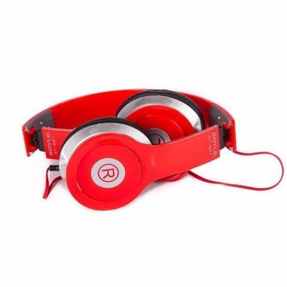 Soyle SY-987 Plastic Headphones with Cable Assorted Colours 0667