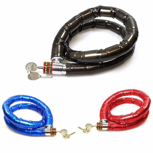 Heavy Duty Bicycle Bike Lock Assorted Colours