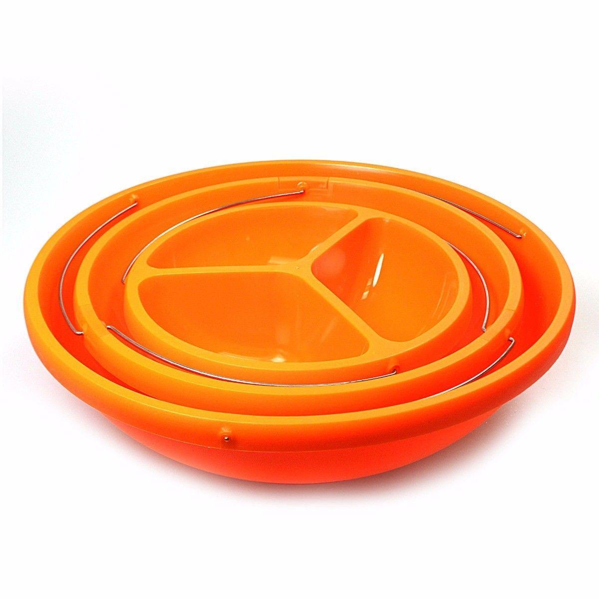 Twist Fold Party Bowl 3 Tiers Party Home Kitchen Outdoors 4512