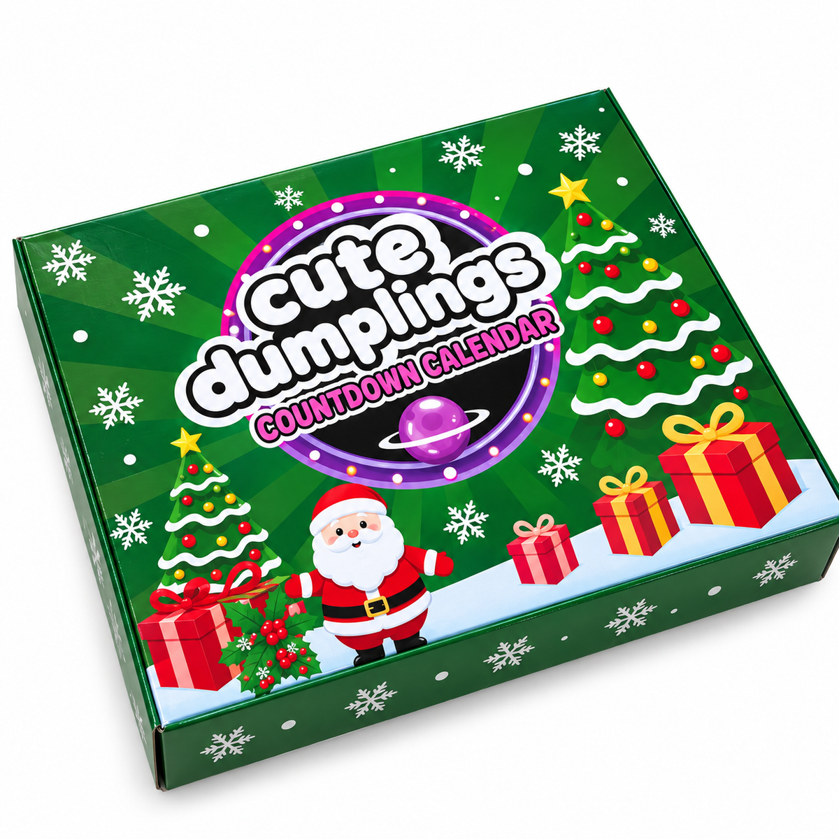 The Ultimate Super Squishy Advent Calendar - Green Cute Dumplings Style