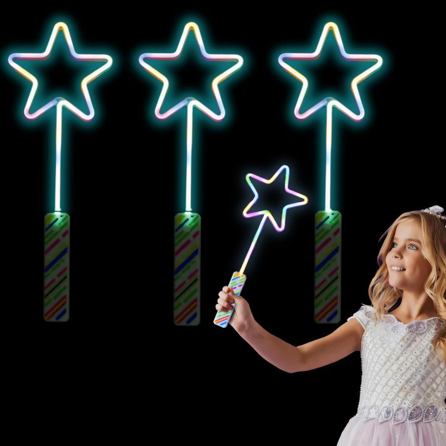 Star Shape Light Up Wand
