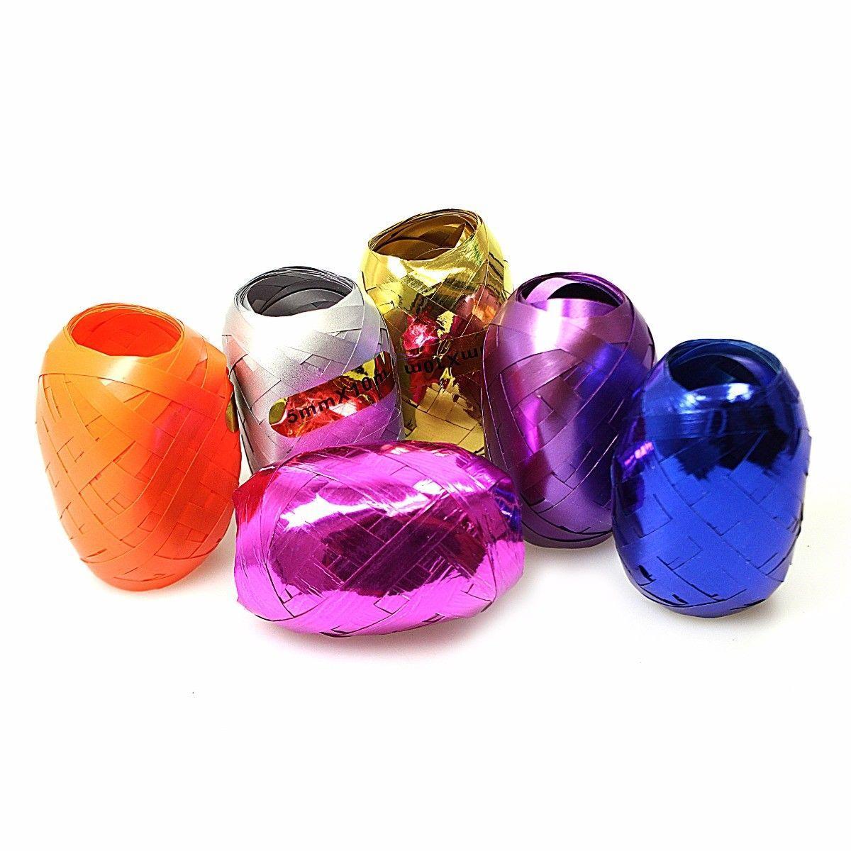 Christmas Gift Wrap Curling Ribbon 5mm x 10m Pack of 6 Assorted Colours 2711