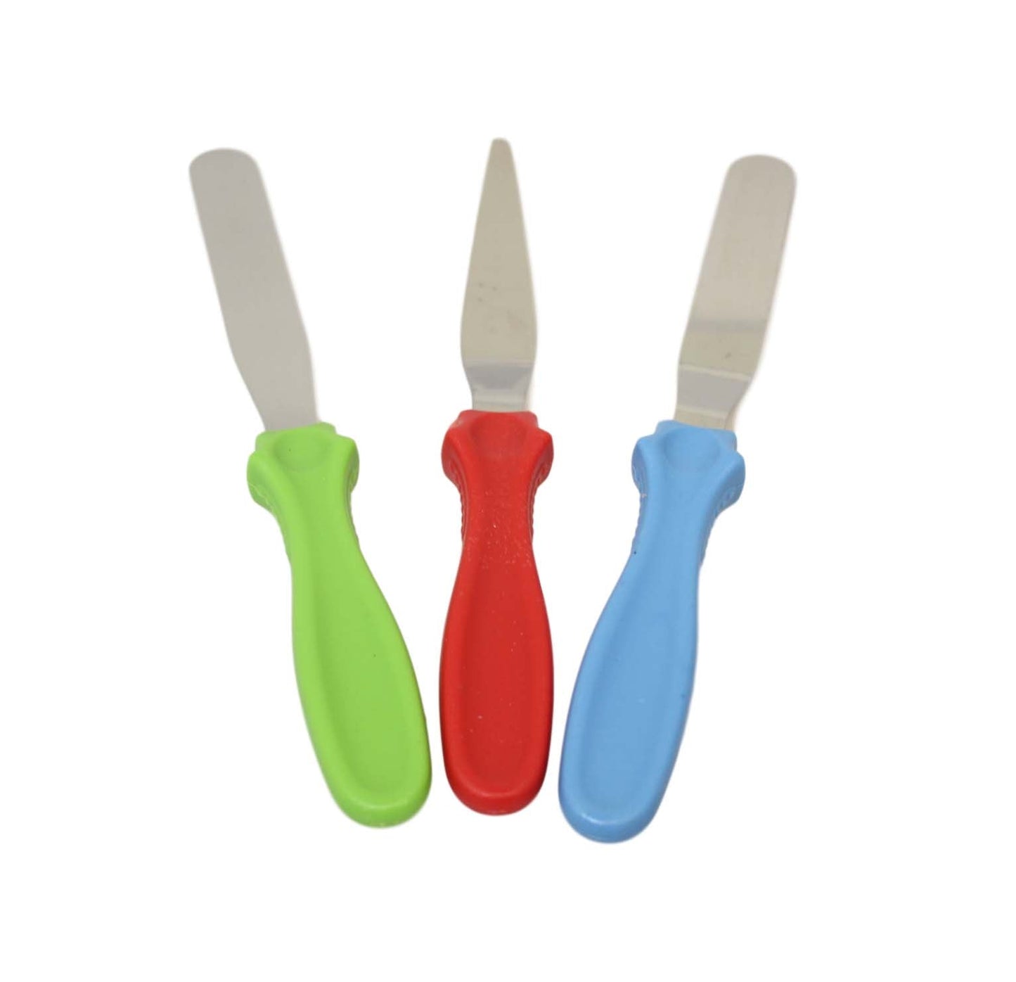 Stainless Steel Spatula Palette Smooth Set Cake Decorating Tools Kit 3 Pack 5371