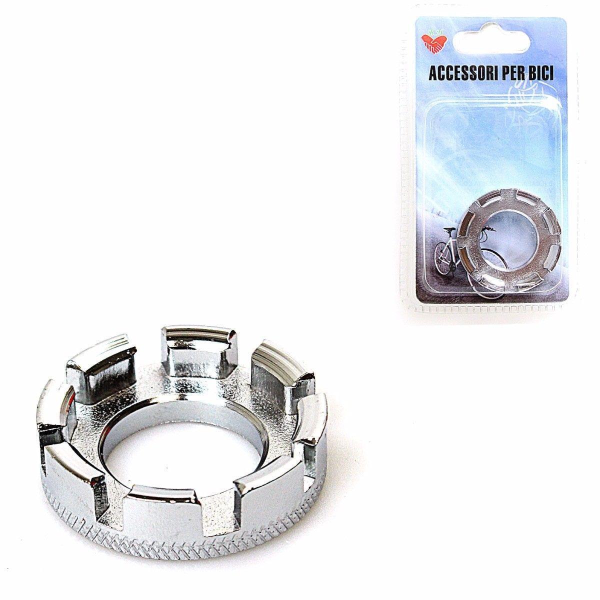 Silver Bicycle Spoke Wrench Accessory