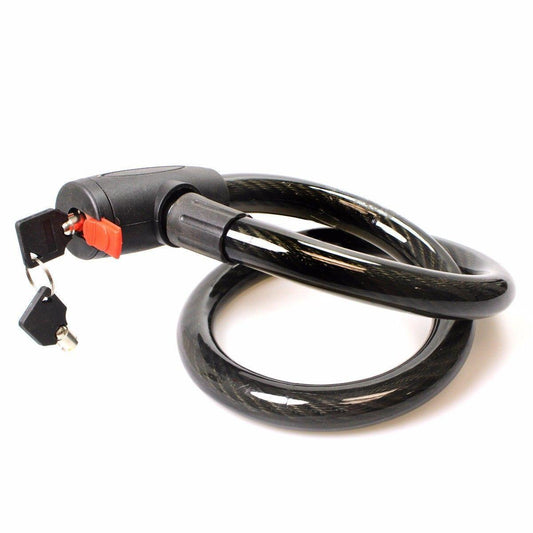Heavy Duty Black Bicycle Lock with Keys 0681 A