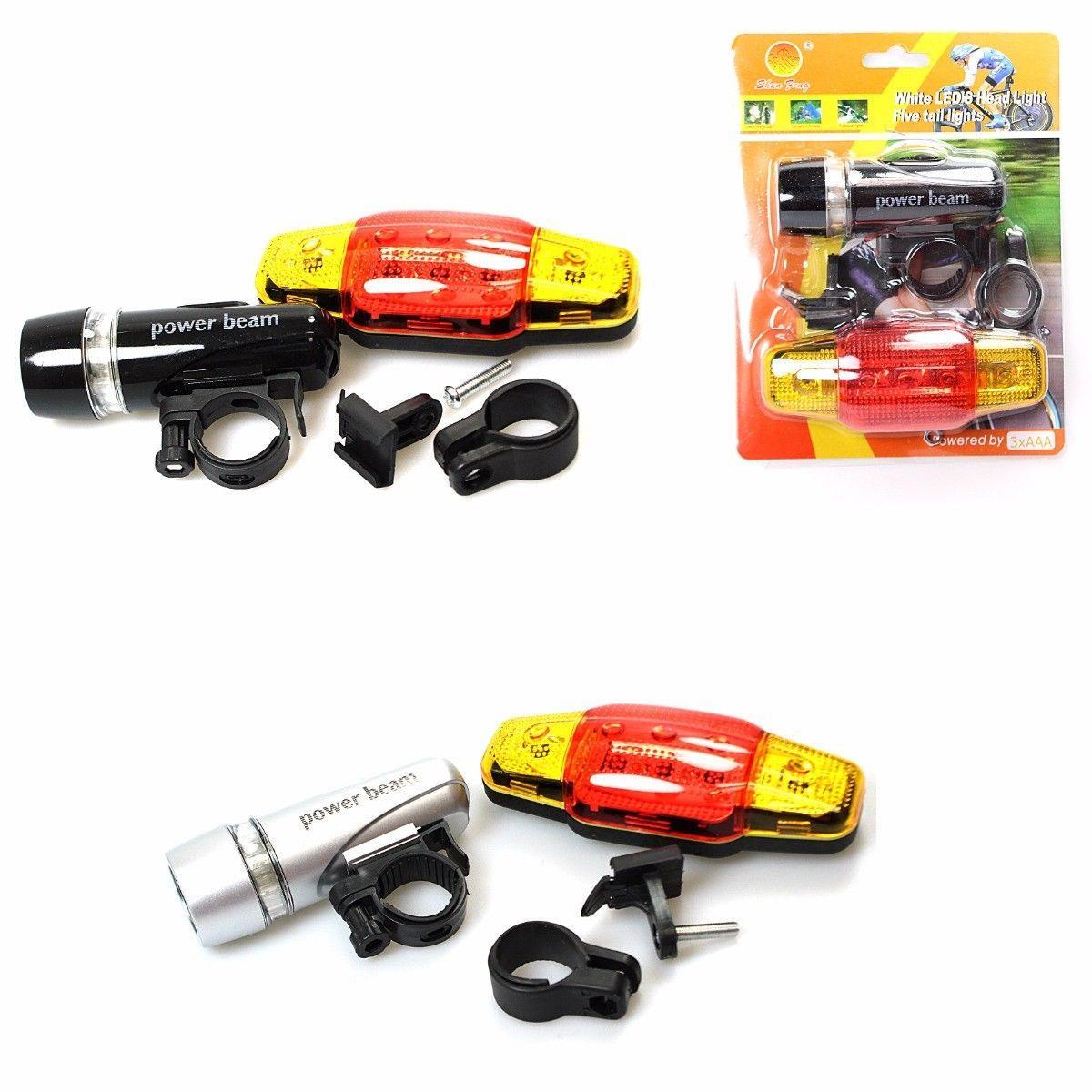 Bicycle Bike Front And Back Light Set