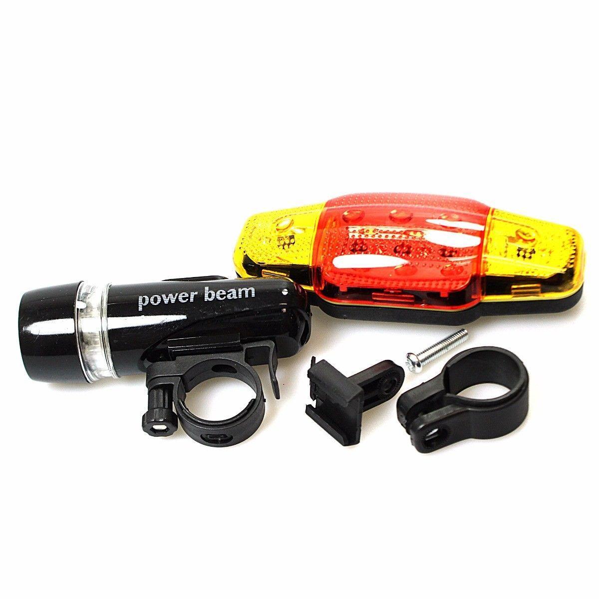 Bicycle Bike Front And Back Light Set