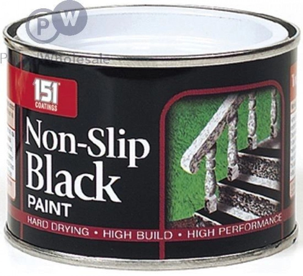 12 Pack Nonslip Black Matt Paint 180Ml