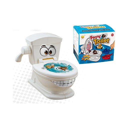 Funny Simulation Toilet Catapult Toys Double Interactive Toy Desktop Parent-Child Board Game Party Games Adults Kids Gift