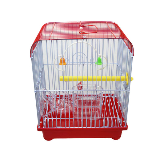 Metal Indoor Bird Cage 22 x 27 x 16 cm Assorted Colours 5427 A