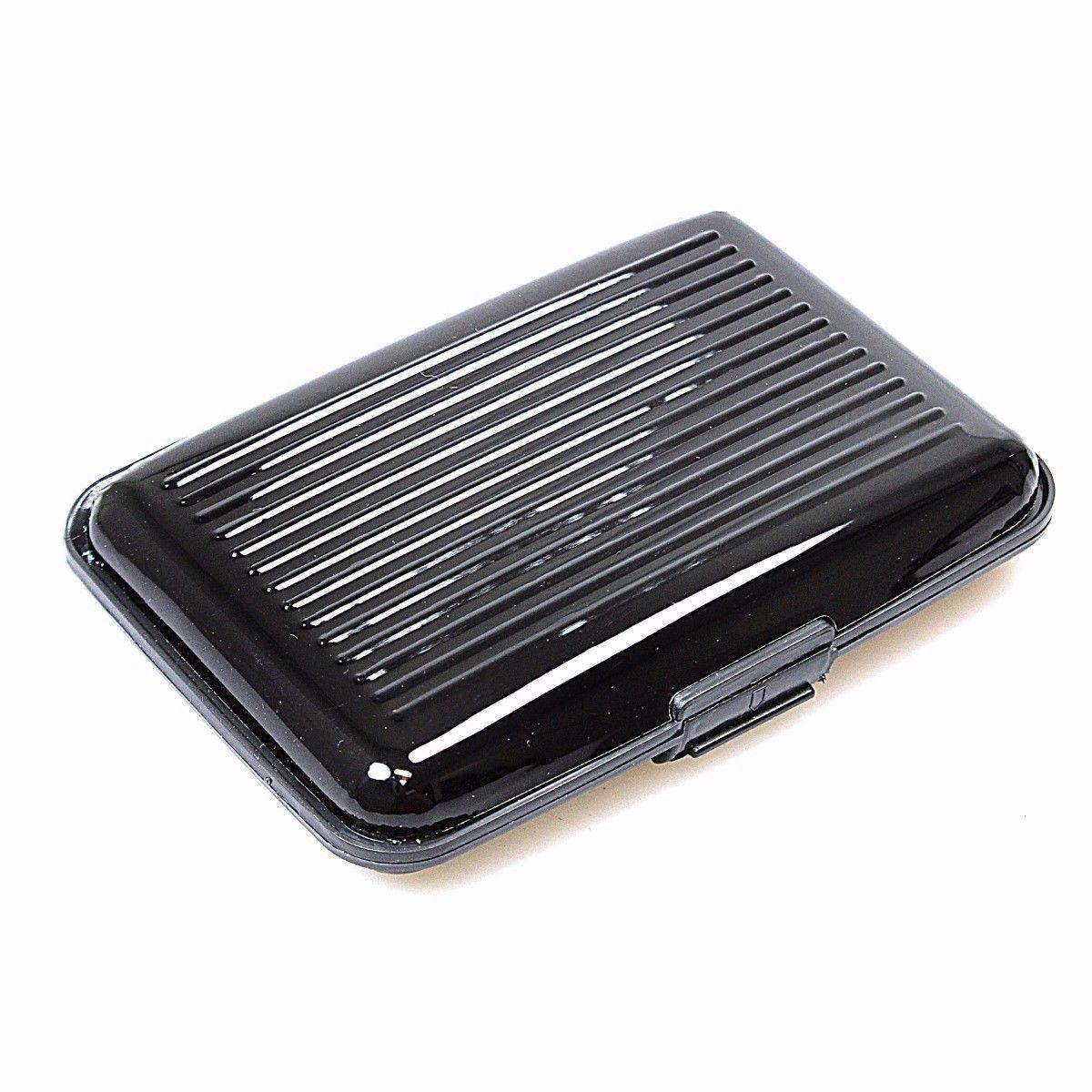 Aluminium Plastic Card Holder Wallet, Assorted Colours,