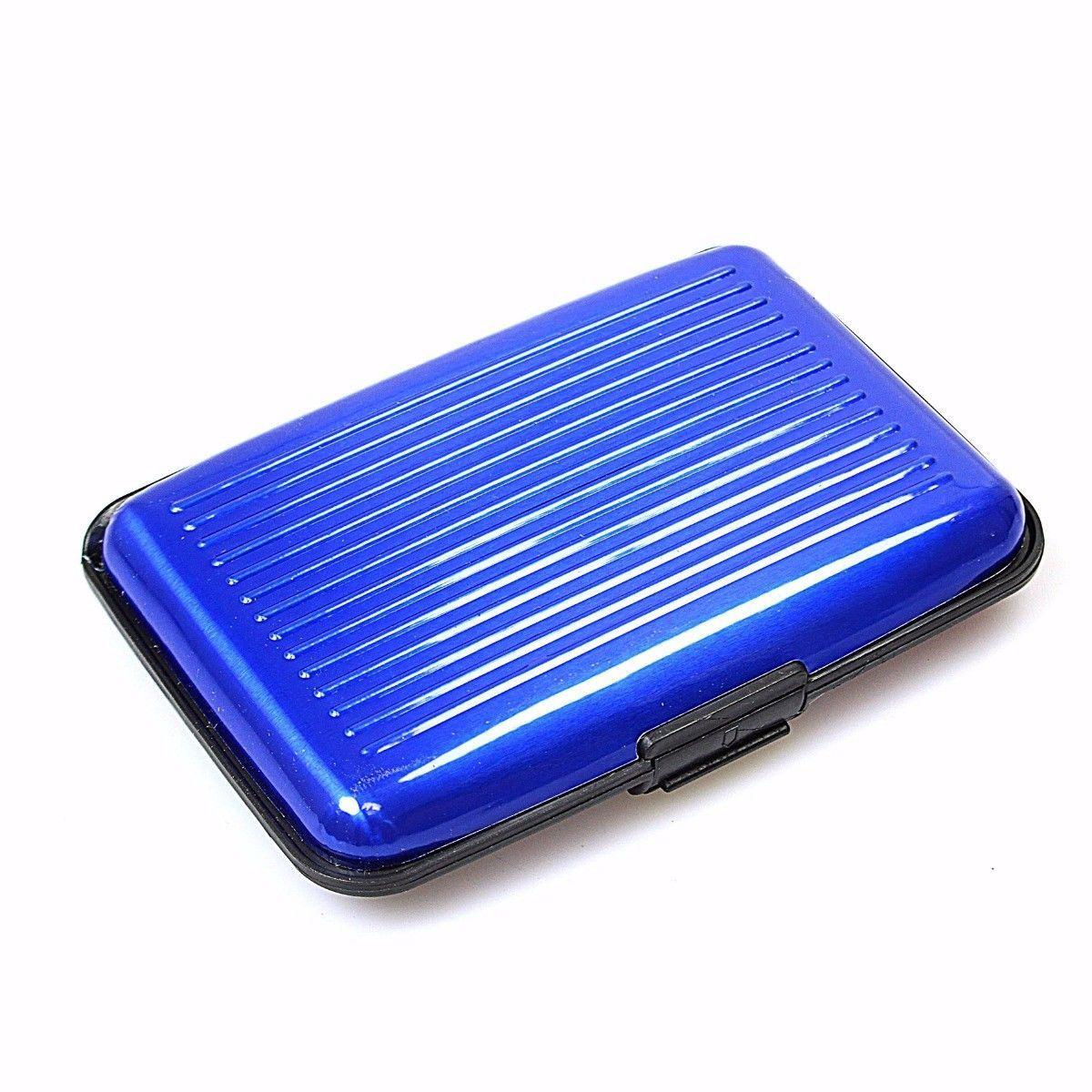 Aluminium Plastic Card Holder Wallet, Assorted Colours,